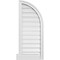 Ekena Millwork Quarter Round Top Right Surface Mount PVC Gable Vent w/ 2"W x 2"P Brickmould Sill Frame, 16"W x 38"H GVPQR16X3803SF - alternate 1